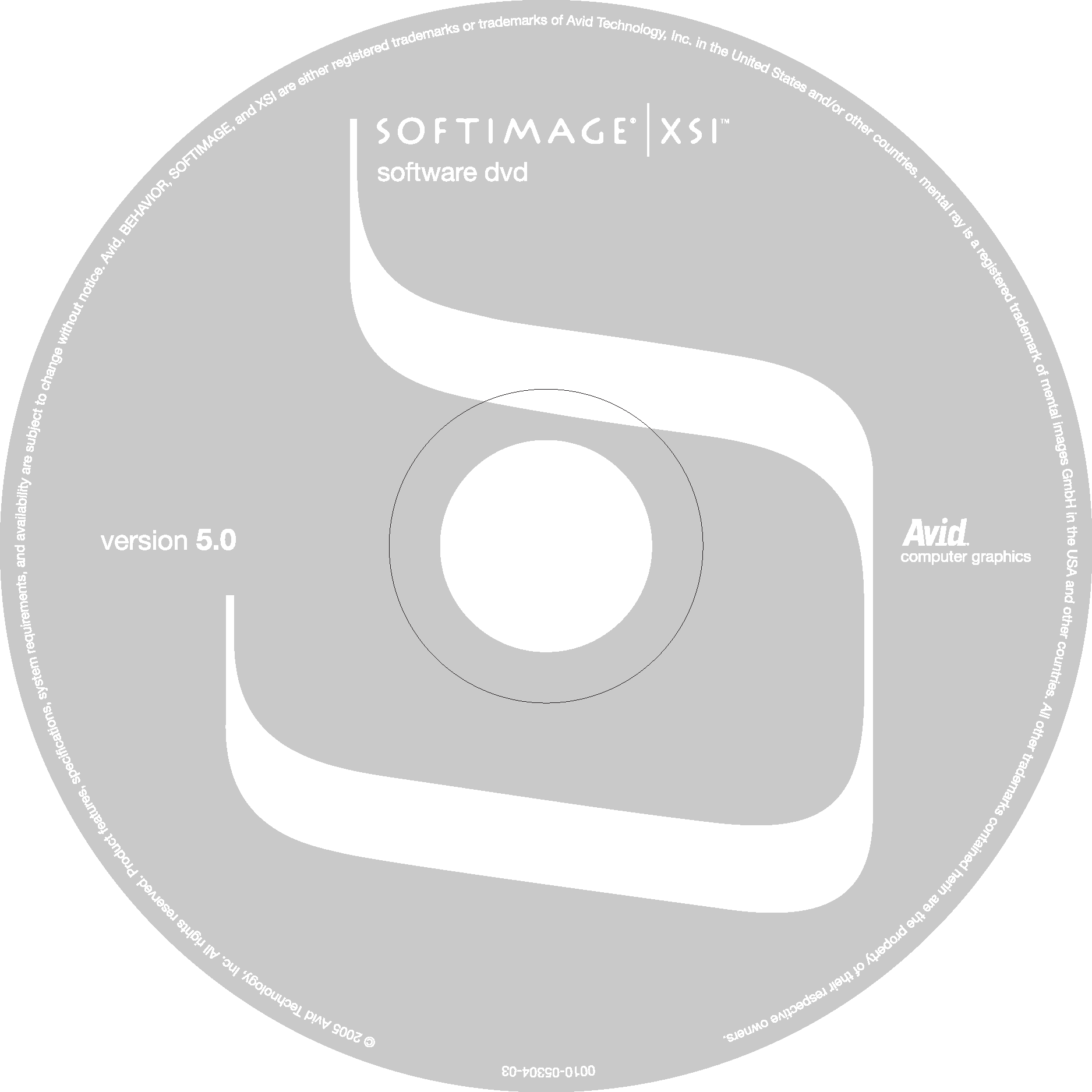 Avid Softimage XSI 5 CD Logo Vector Logo